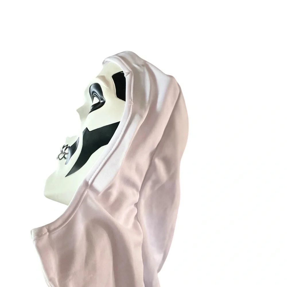 Spirit Halloween Grim Reaper youth Costume Black spooky haunted ghoul scary Mask - Picture 8 of 11